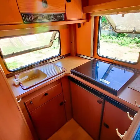 Vintage Camper On The Beach Off The Grid Vama Veche